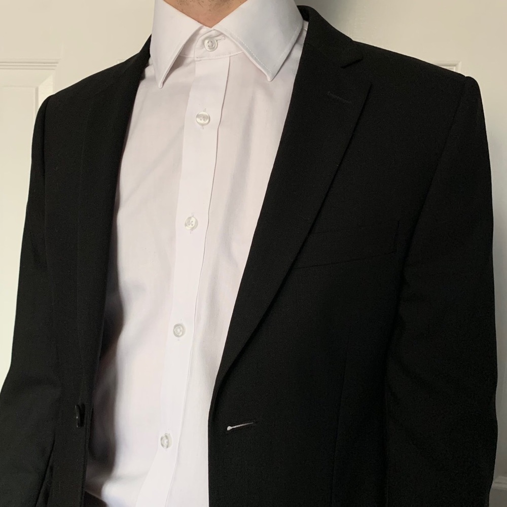 TIPTOP TAILORS Grafton 1853 Black Suit Blazer